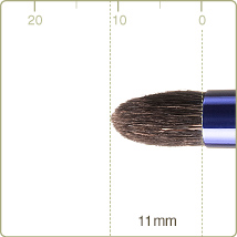 Antique pink：アイシャドーブラシ 毛丈