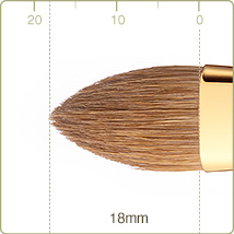 GL-9：アイシャドーブラシ毛丈