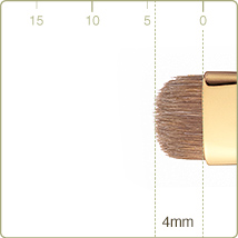 GL-14：シャドーライナーブラシ毛丈