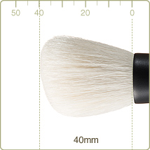 T-2：パウダー／チークブラシ毛丈